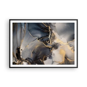 Affisch i svart ram - En stens liv - 100x70 cm