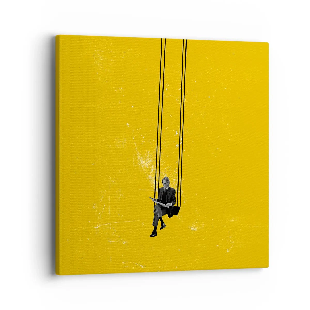 Canvastavla - Bild på duk - En dag som alla andra - 40x40 cm