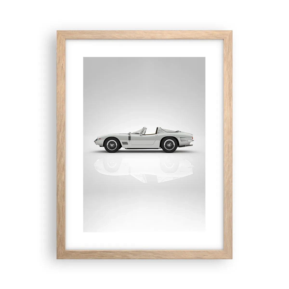 Affisch i ram av ljusek - Ett löfte om lek - 30x40 cm