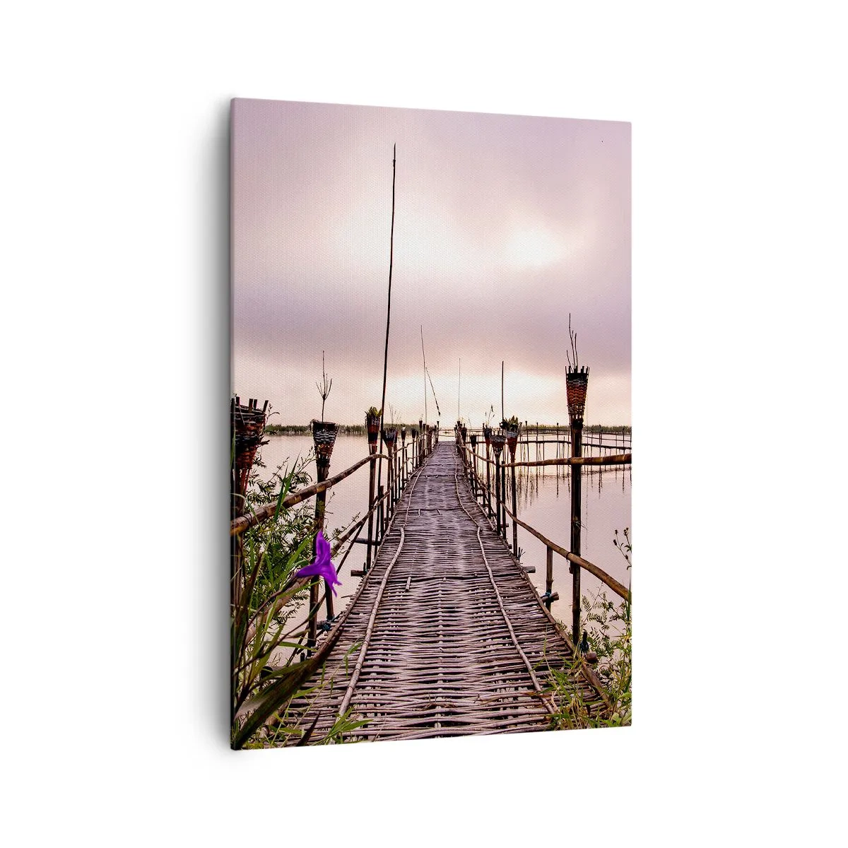 Canvastavla - Bild på duk - Asiens lugn och tystnad - 70x100 cm