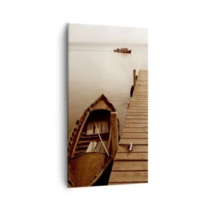 Canvastavla - Bild på duk - Stora lugnet - 55x100 cm