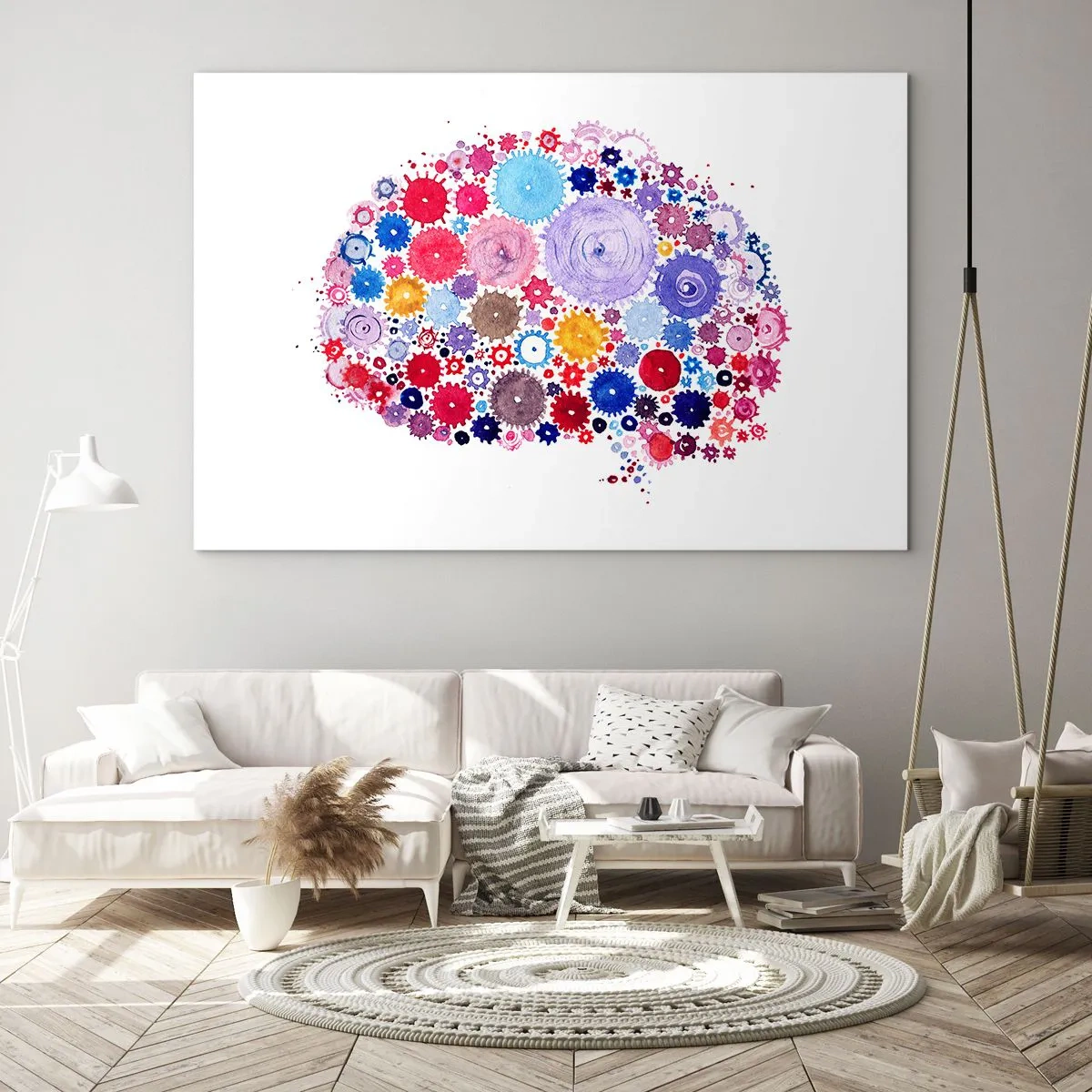 Glastavla - Bild på glas - Naturens mest perfekta maskin - 120x80 cm