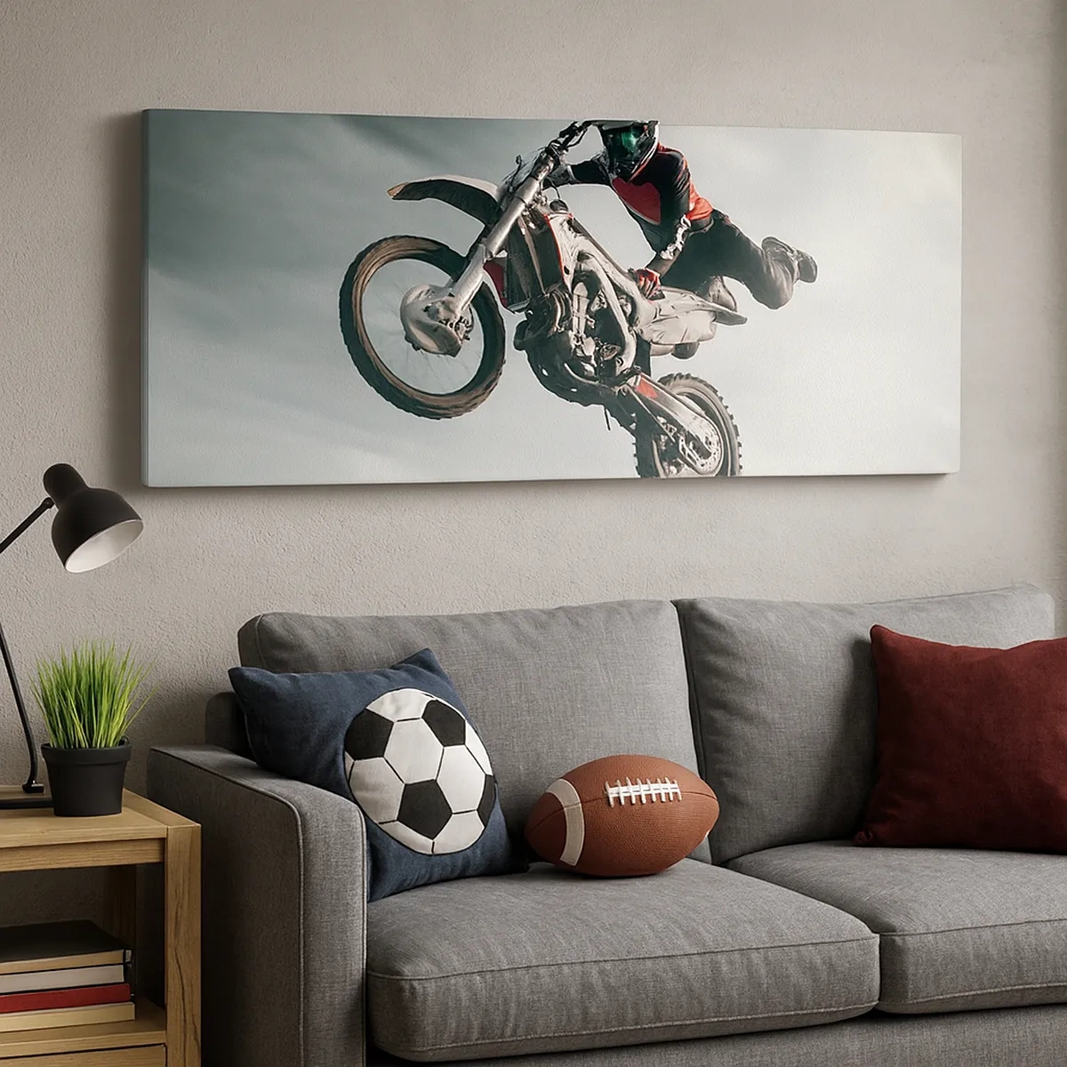 Canvastavla - Bild på duk - No risk, no fun - 30x30 cm