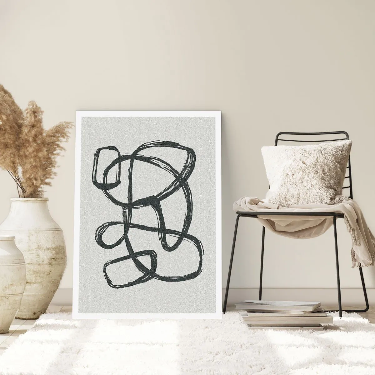 Affisch - Loopad abstraktion - 30x40 cm