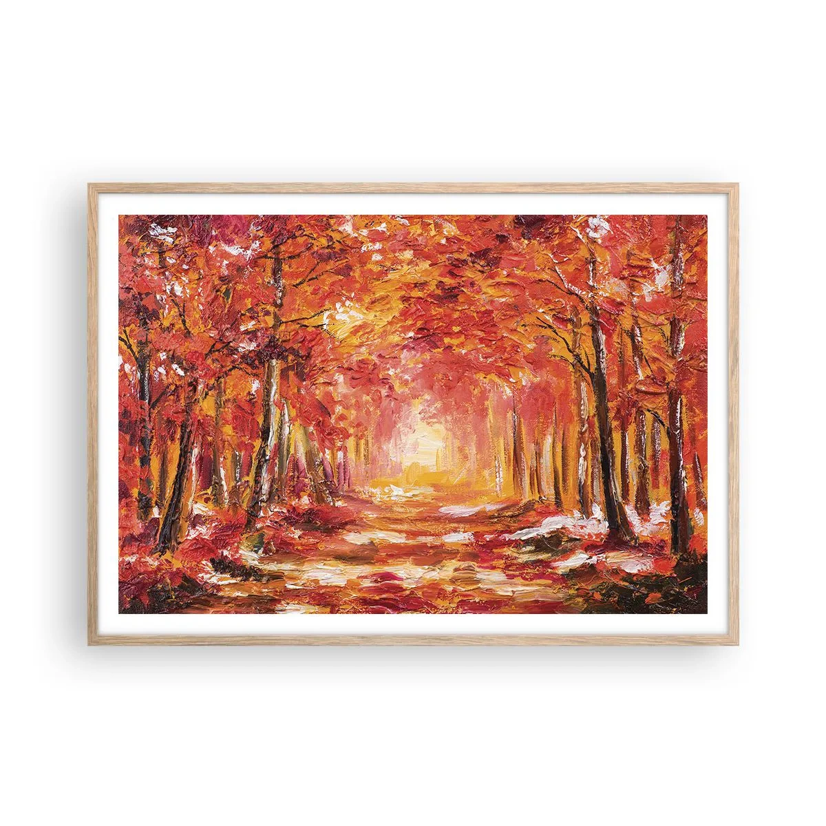 Affisch i ram av ljusek - Kopparskog - 100x70 cm