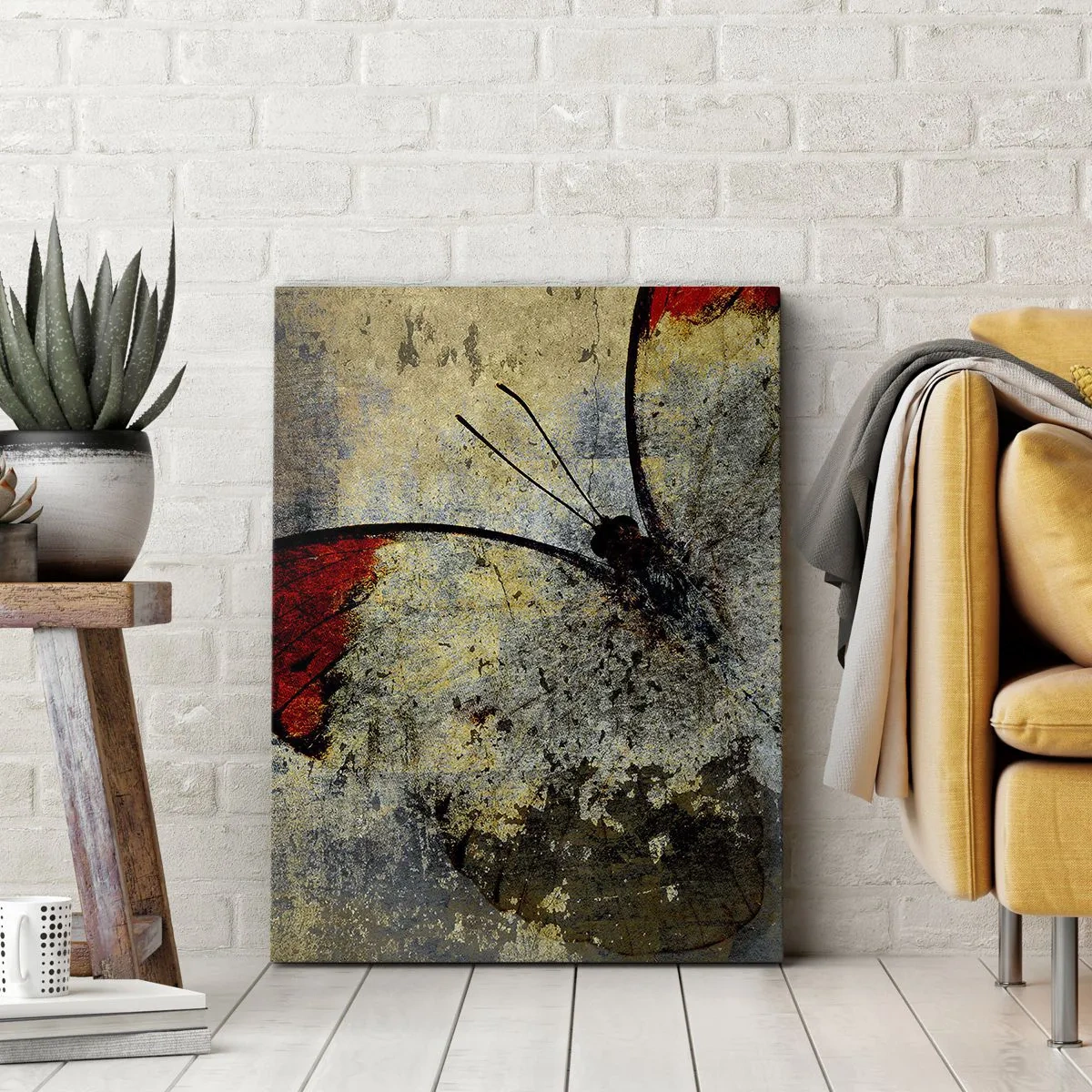 Canvastavla - Bild på duk - Se innan jag försvinner - 65x120 cm