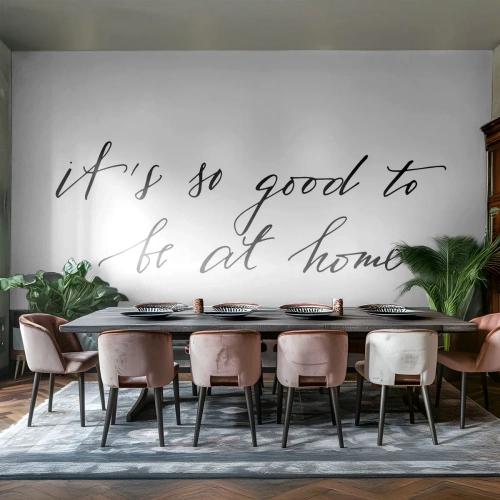 Fototapet Premium Canvas - Hela sanningen - Typografi, Bekräftelse, Maxim - 400x280 cm