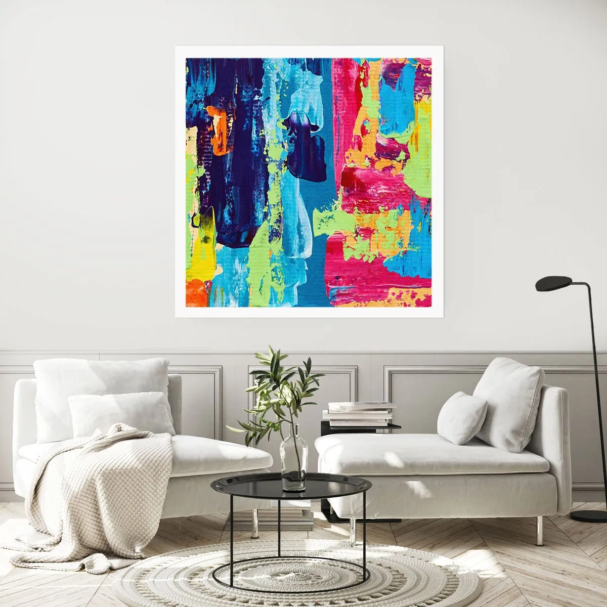 Affisch - Livet är skönt! - 50x50 cm