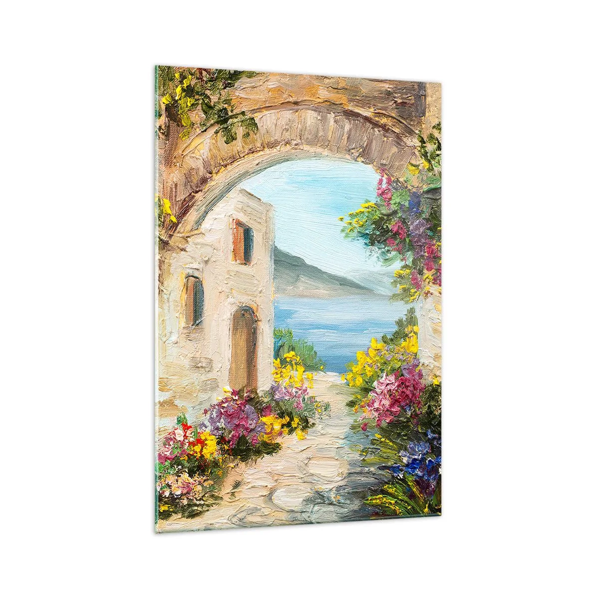 Glastavla - Bild på glas - Kustprovinsens charm - 70x100 cm