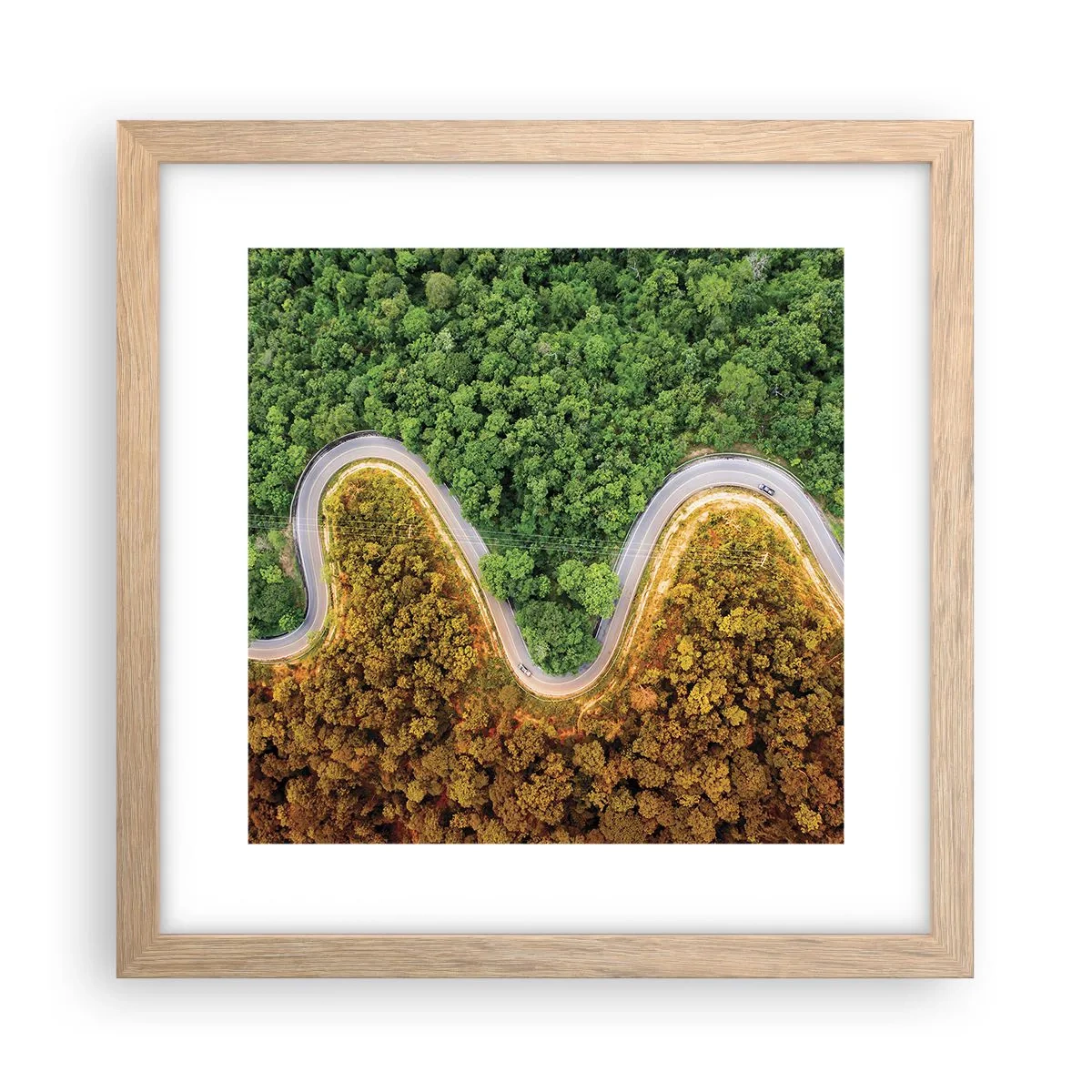 Affisch i ram av ljusek - Gränser och genombrott - 30x30 cm