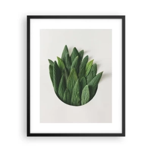 Affisch i svart ram - Ostoppbar nyfikenhet - 40x50 cm