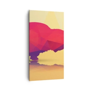 Canvastavla - Bild på duk - Visentens amaranta styrka - 55x100 cm