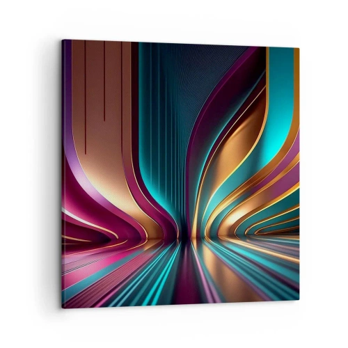 Canvastavla - Bild på duk - Ljusets arkitektur - 50x50 cm