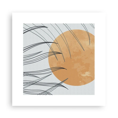 Affisch - Alltid mot solen - 30x30 cm