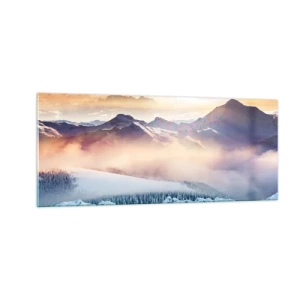 Glastavla - Bild på glas - Naturens styrka och renhet - 100x40 cm