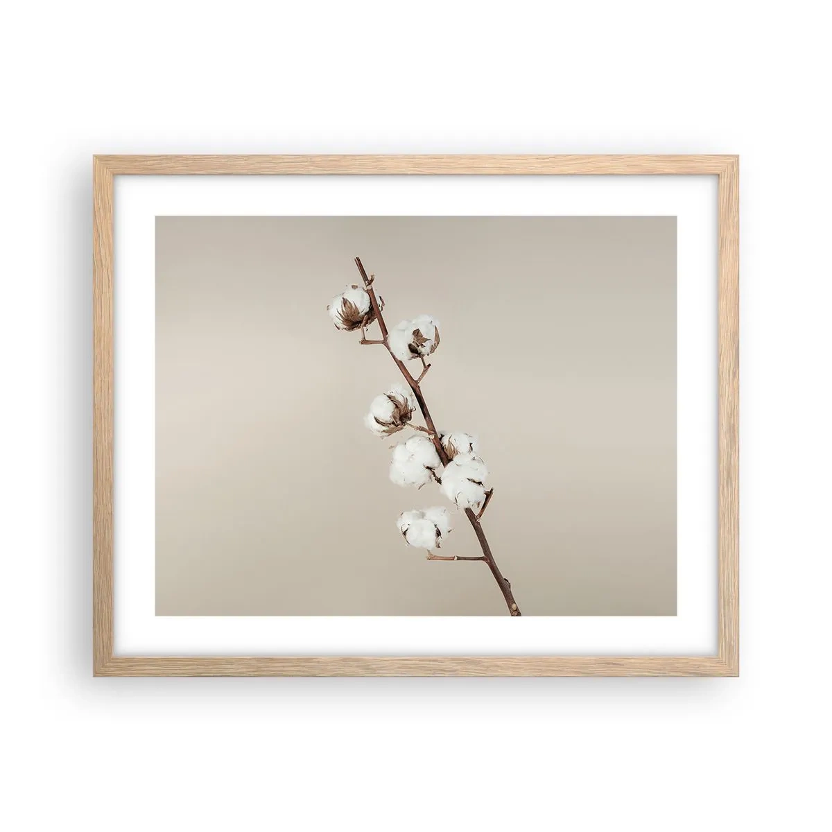 Affisch i ram av ljusek - Hos mjukhetens källa - 50x40 cm