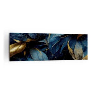 Canvastavla - Bild på duk - Fodrad med guld - 160x50 cm