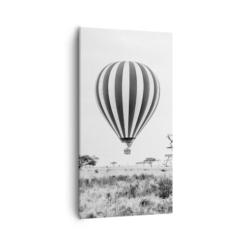 Canvastavla - Bild på duk - Över savannen - 55x100 cm
