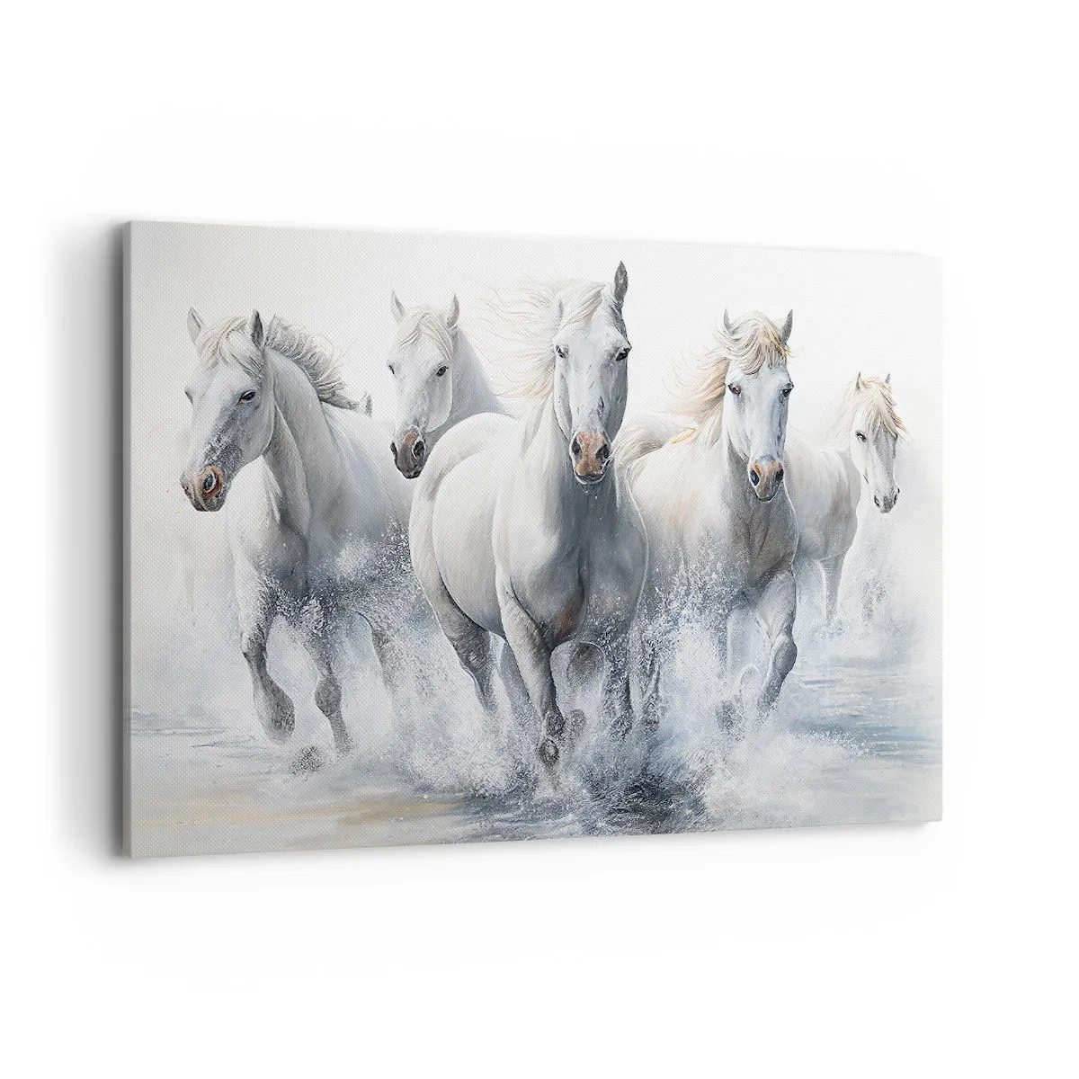Canvastavla - Bild på duk - Vit magi - 120x80 cm
