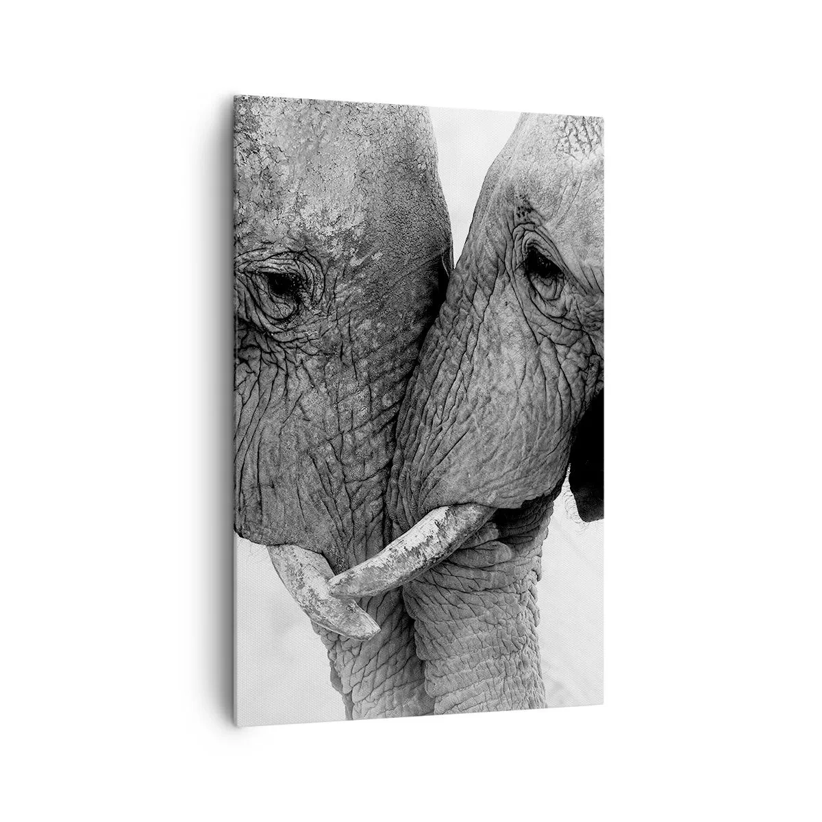 Canvastavla - Bild på duk - Hjärtlig bekännelse - 80x120 cm