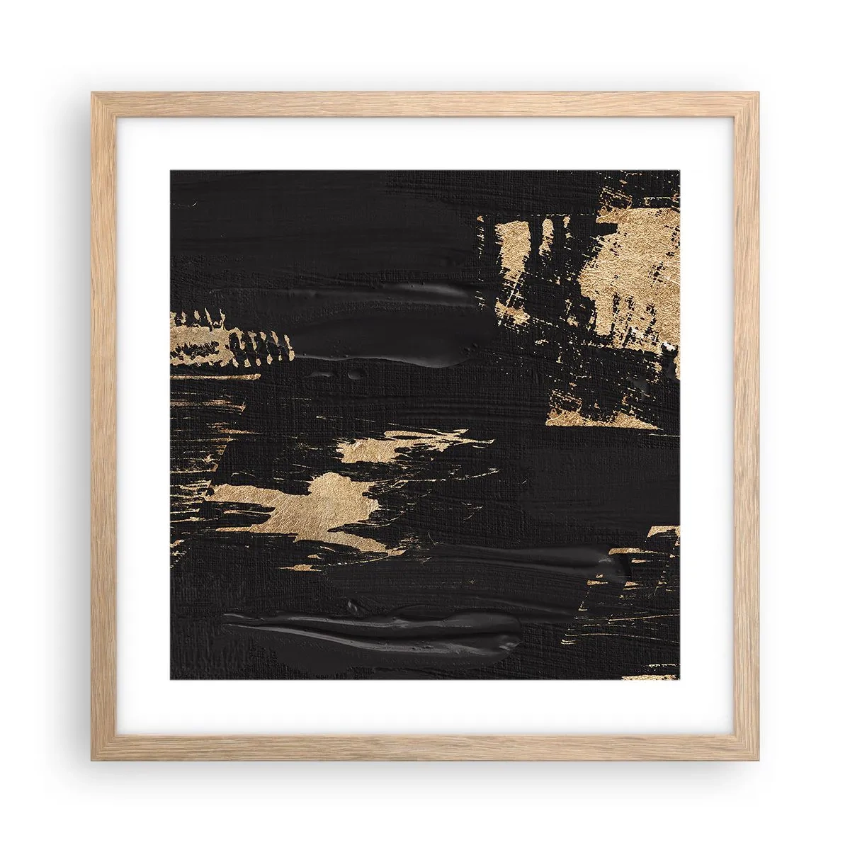 Affisch i ram av ljusek - Ett spår av beröring - 40x40 cm
