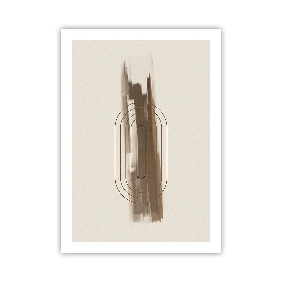 Affisch - Grå blåst - 50x70 cm