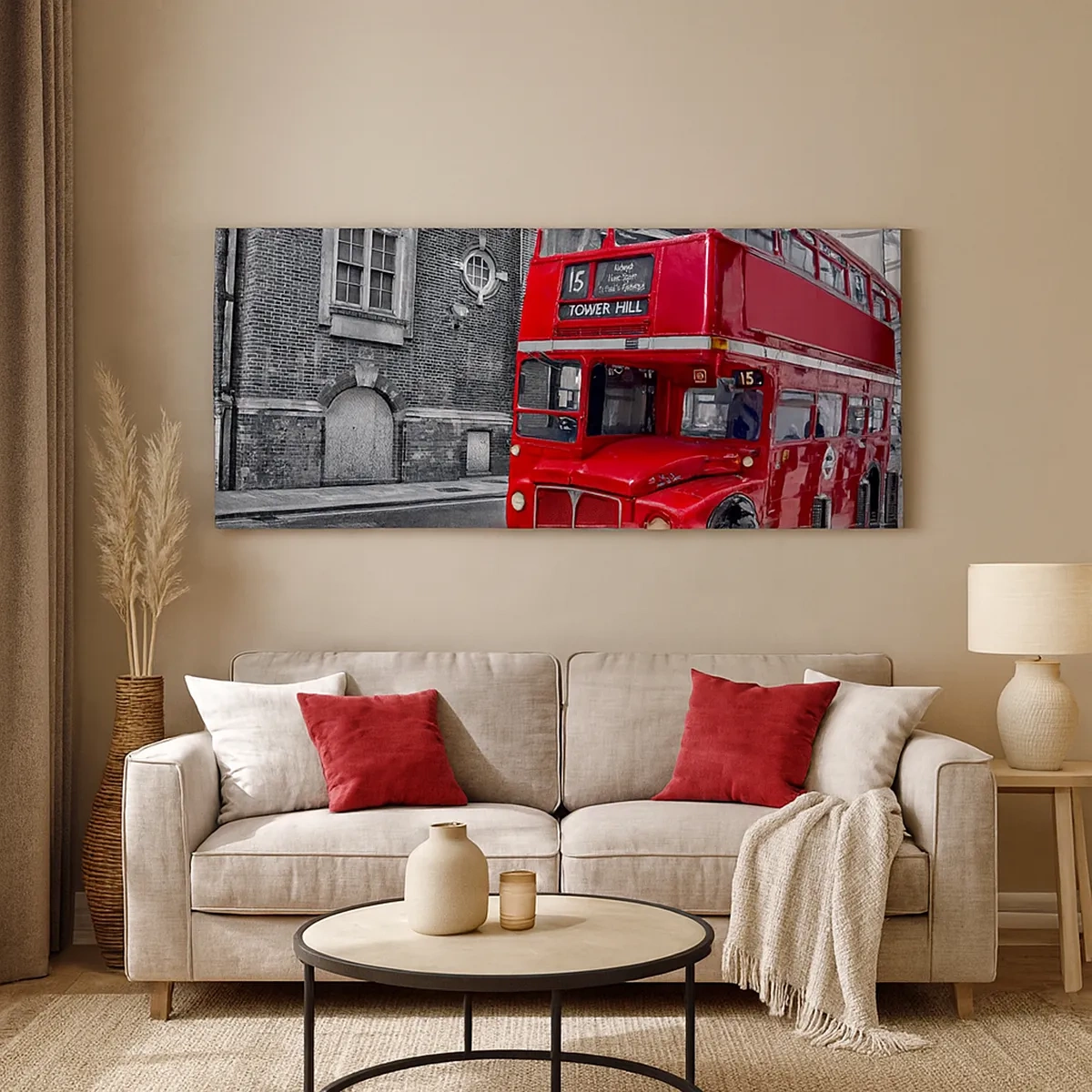 Canvastavla - Bild på duk - Alltid samma - 30x30 cm