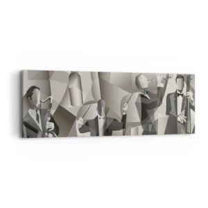 Canvastavla - Bild på duk - I ljudrummet - 90x30 cm