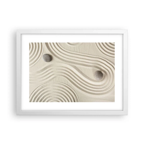 Affisch i vit ram - Värmens beröring - 40x30 cm