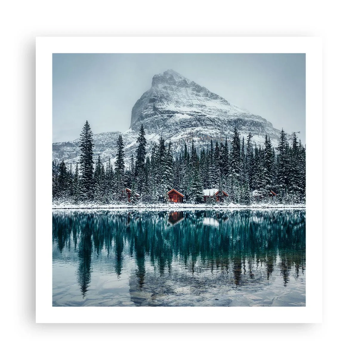 Affisch - Kanadensisk tillflyktsort - 60x60 cm