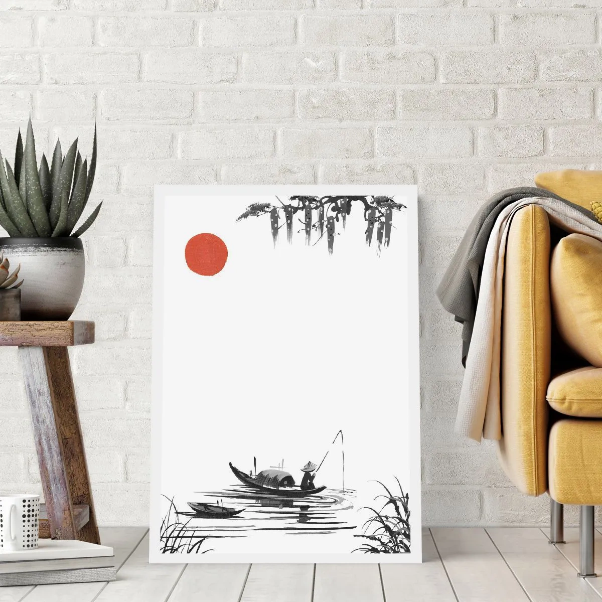 Affisch - Asiatisk eftermiddag - 70x100 cm