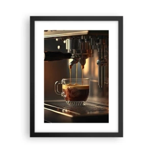 Affisch i svart ram - En sensuell blandning - 30x40 cm