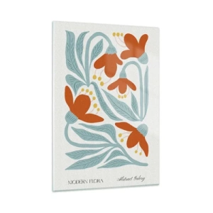 Glastavla - Bild på glas - Mot jorden, mot solen - 50x70 cm