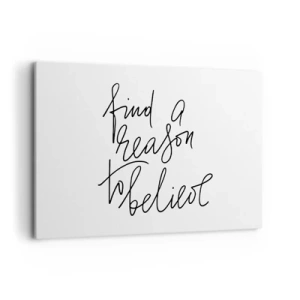 Canvastavla - Bild på duk - Det är möjligt - 120x80 cm