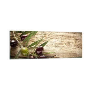 Glastavla - Bild på glas - Direkt från naturen - 90x30 cm