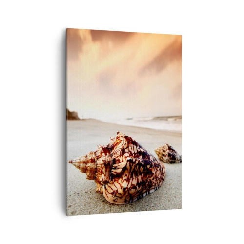 Canvastavla - Bild på duk - Vågböjare - 70x100 cm