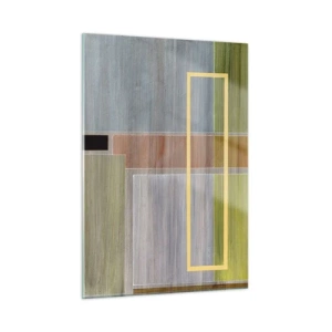 Glastavla - Bild på glas - Rakt och lugnt - 50x70 cm
