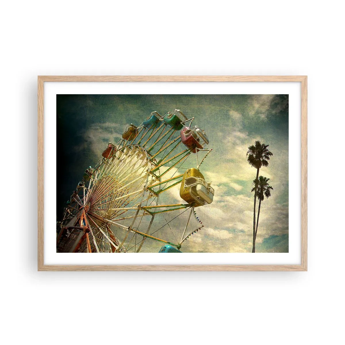 Affisch i ram av ljusek - Kommer att bli, kommer att bli kul.... - 70x50 cm