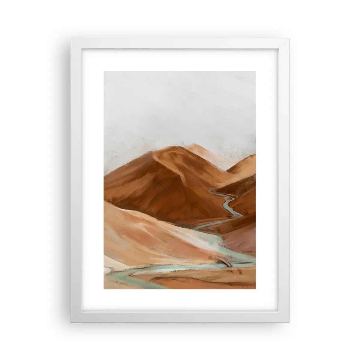 Affisch i vit ram - Till källan - 30x40 cm