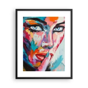 Affisch i svart ram - Vår första hemlighet - 40x50 cm