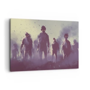 Canvastavla - Bild på duk - Akta! De kommer - 100x70 cm