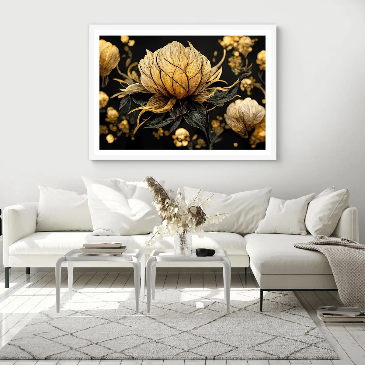 Affisch i vit ram - Subtil skörhet - 50x40 cm