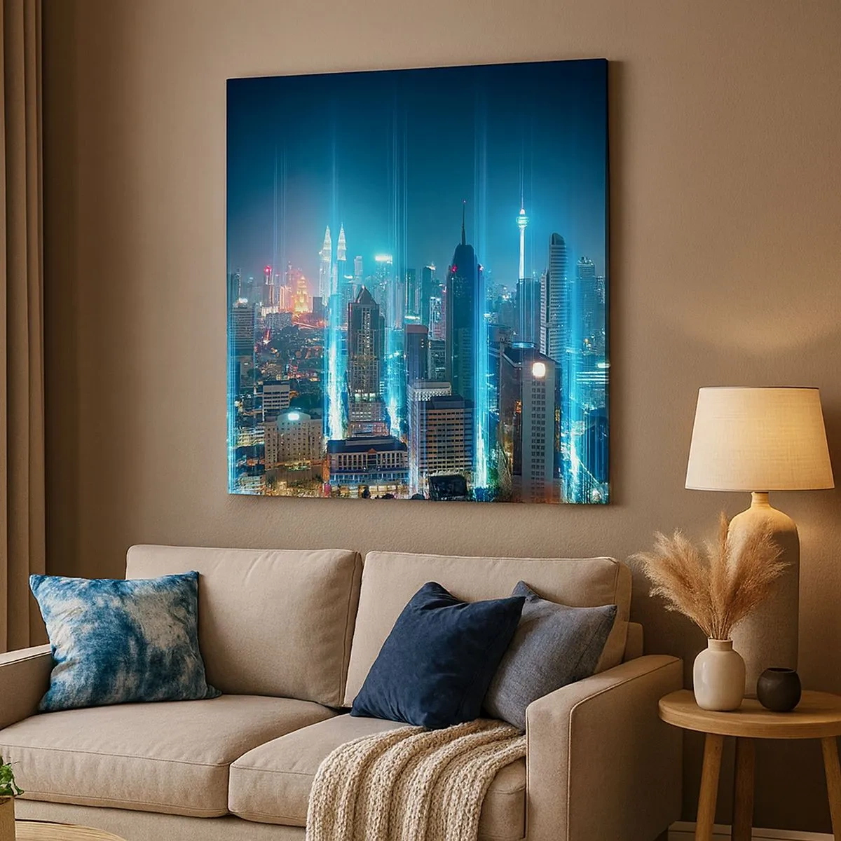 Canvastavla - Bild på duk - Himmelsfärd på berlinskt sätt - 30x30 cm