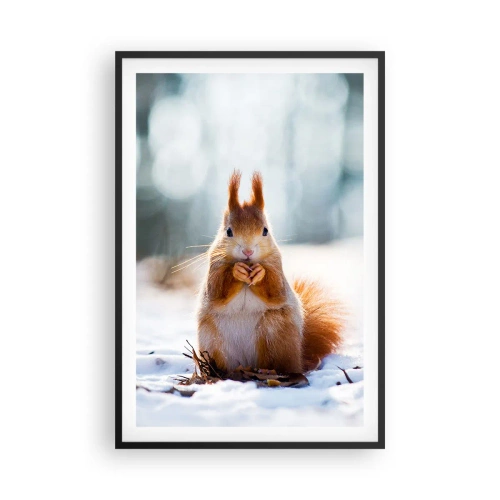 Affisch i svart ram - Vad glor du på? - 61x91 cm