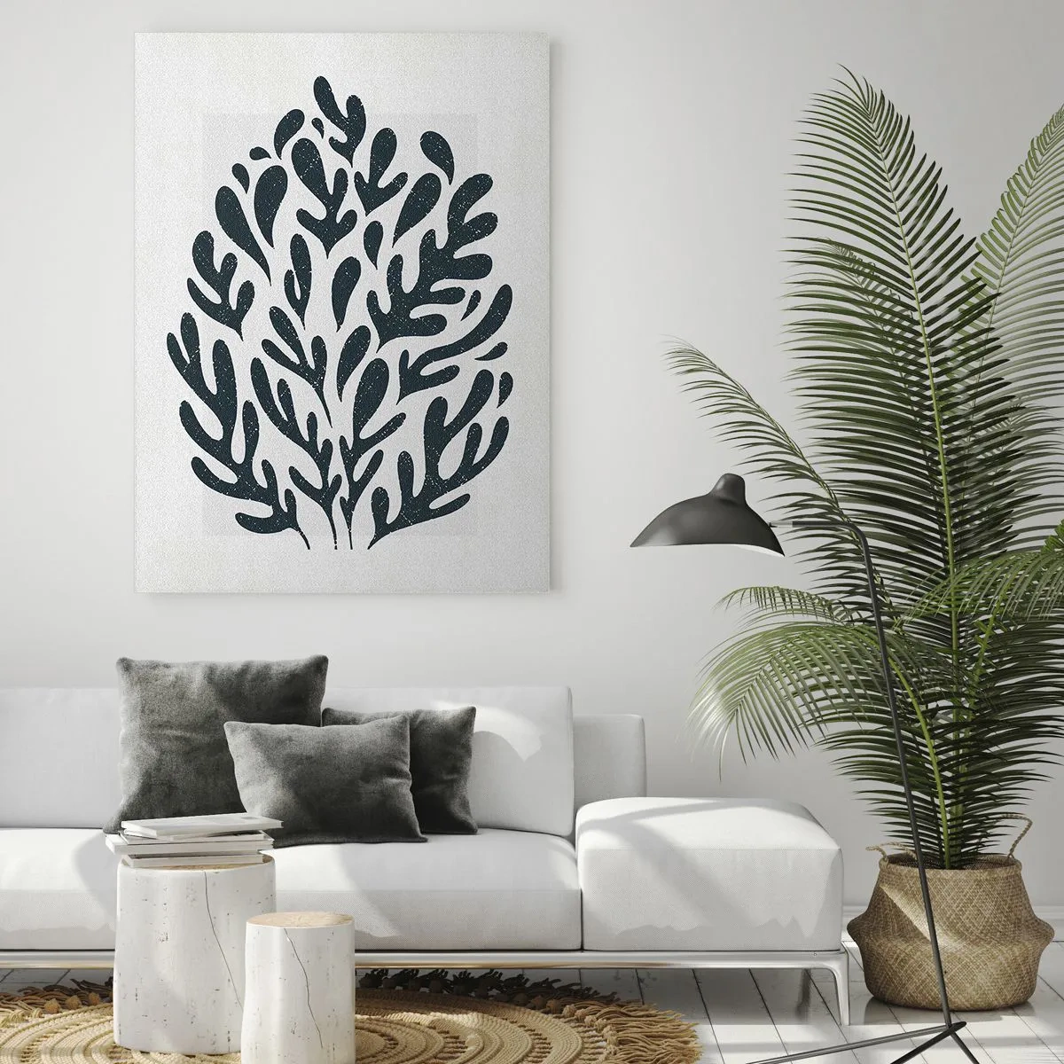 Glastavla - Bild på glas - Naturens former - 70x100 cm