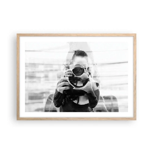 Affisch i ram av ljusek - Skapare och material - 70x50 cm