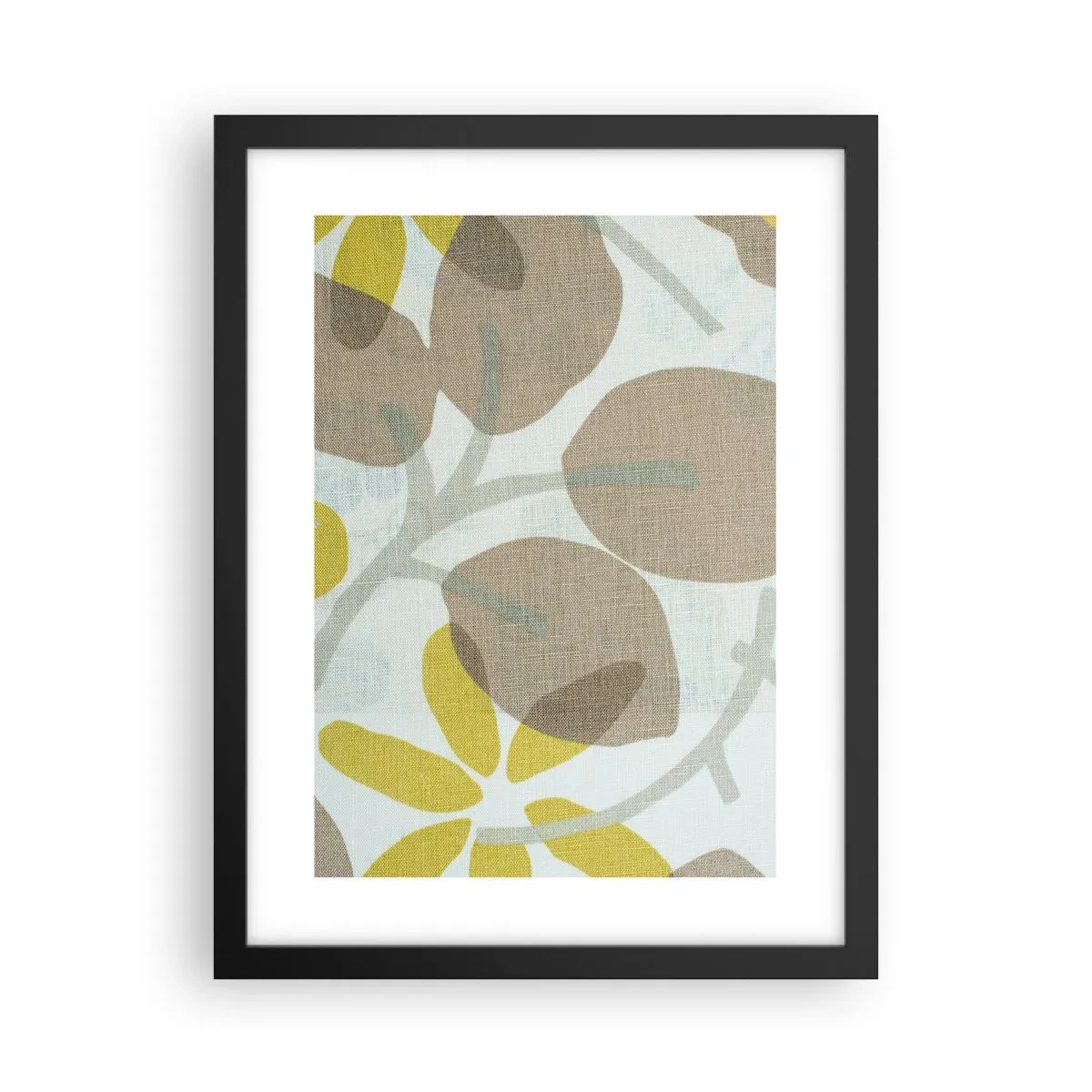 Affisch i svart ram - Komposition i solskenet - 30x40 cm