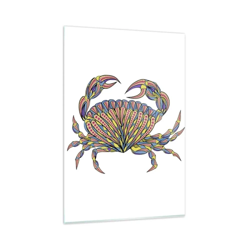 Glastavla - Bild på glas - Havssmycken - 80x120 cm