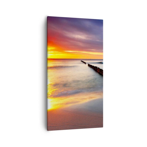 Canvastavla - Bild på duk - Lyssna på tystnaden - 55x100 cm