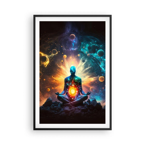 Affisch i svart ram - Kosmisk stillhet - 61x91 cm